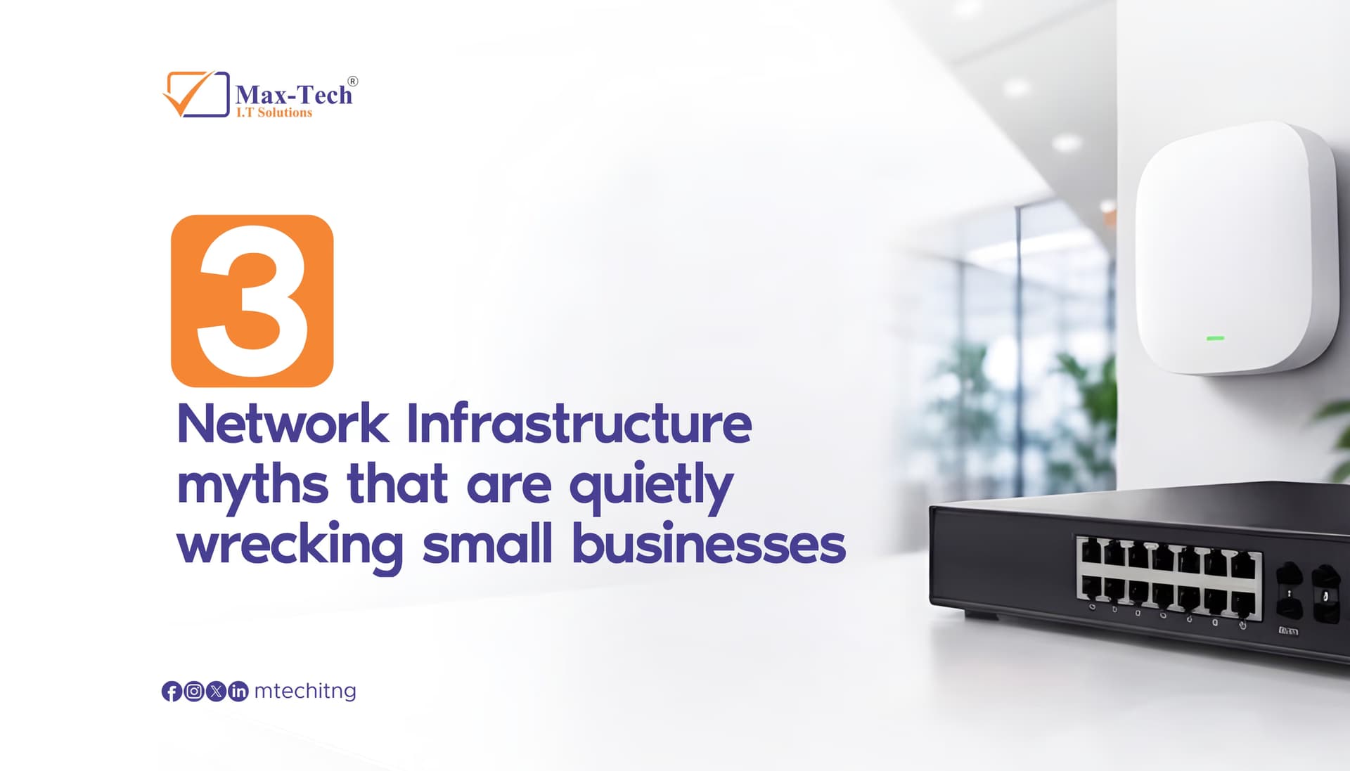  3 Network Infrastructure Myths That Could Be Costing Your Small Business 