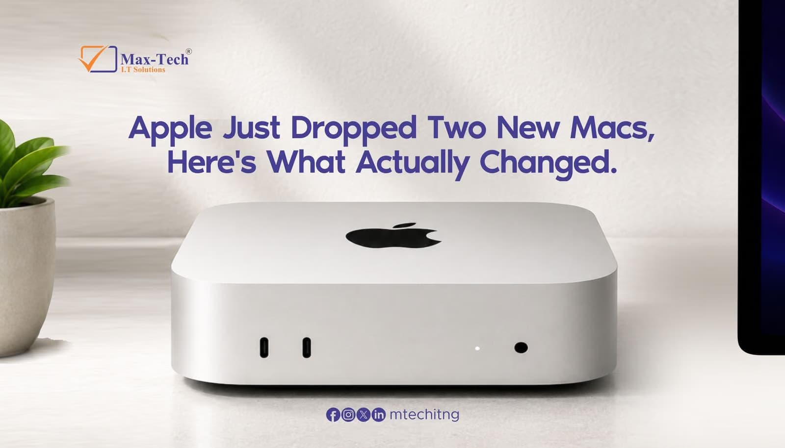 Apple Just Dropped Two New Macs, Here's What Actually Changed.